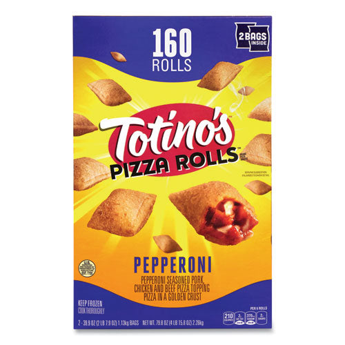 Pepperoni Pizza Rolls, 39.9 oz Bag, 80 Rolls/Bag, 2 Bags/Box, Ships in 1-3 Business Days-(GRR90300034)