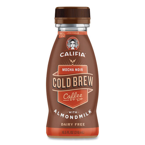 Cold Brew Coffee with Almond Milk, 10.5 oz Bottle, Mocha Noir, 8/Pack, Ships in 1-3 Business Days-(GRR90200446)