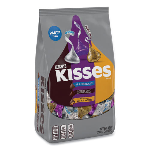 KISSES Party Bag Assortment, 33 oz Bag, Ships in 1-3 Business Days-(GRR24600285)