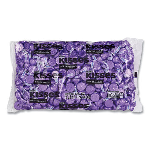 KISSES, Milk Chocolate, Purple Wrappers, 66.7 oz Bag, Ships in 1-3 Business Days-(GRR24600243)