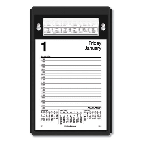 Pad Style Desk Calendar Refill, 5 x 8, White Sheets, 2023-(AAGE45850)