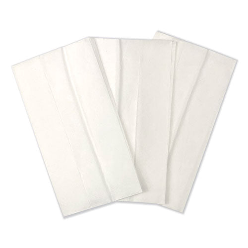Tall-Fold Napkins, 1-Ply, 7 x 13 1/4, White, 10,000/Carton-(GENTFOLDNAPKW)