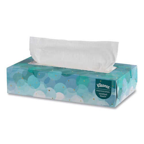 White Facial Tissue for Business, 2-Ply, White, Pop-Up Box, 100 Sheets/Box, 36 Boxes/Carton-(KCC21400)