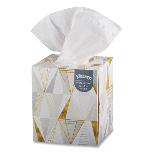 Boutique White Facial Tissue, 2-Ply, Pop-Up Box, 95 Sheets/Box, 3 Boxes/Pack-(KCC21200)