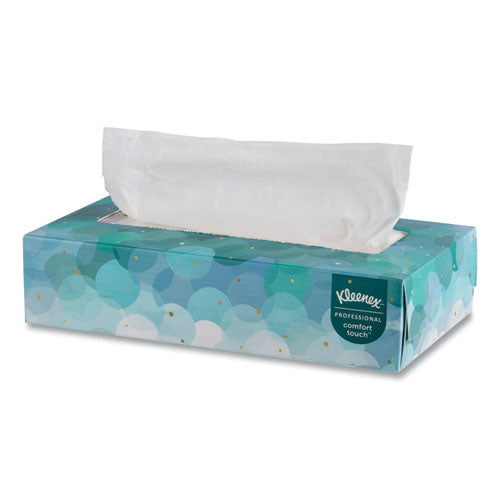 White Facial Tissue for Business, 2-Ply, White, Pop-Up Box, 100 Sheets/Box-(KCC21400BX)