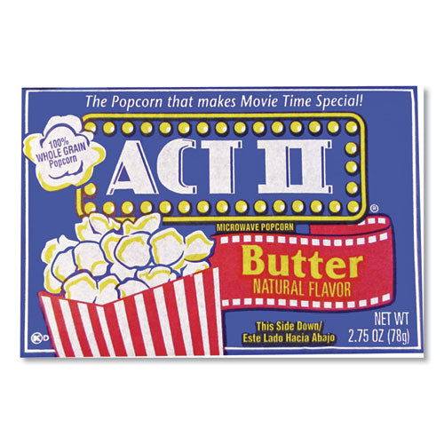 Microwave Popcorn, Butter, 2.75 oz Bag, 36/Carton-(APNGOV23223)