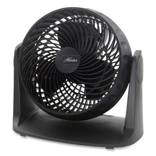 8" Adjustable Whisper Fan, Black-(HTEFSQMF08B)