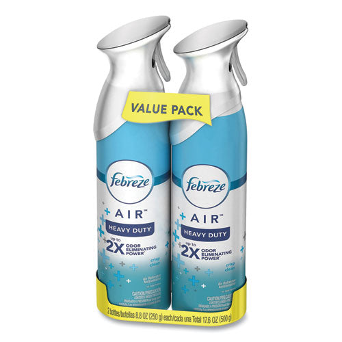 AIR, Crisp Clean, 8.8 oz Aerosol Spray, 2/Pack-(PGC97806)