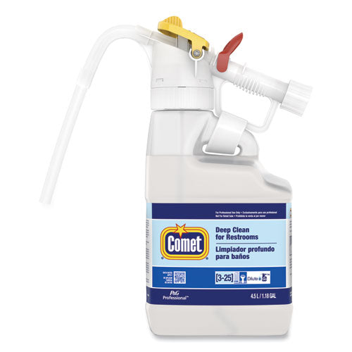 Dilute 2 Go, Comet Deep Clean for Restrooms, Fresh Scent, , 4.5 L Jug, 1/Carton-(PGC86678)