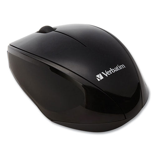 Wireless Notebook Multi-Trac Blue LED Mouse, 2.4 GHz Frequency/32.8 ft Wireless Range, Left/Right Hand Use, Black-(VER97992)