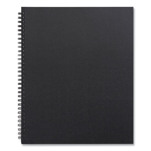 Wirebound Soft-Cover Project-Planning Notebook, 1-Subject, Project-Management Format, Black Cover, (80) 11 x 8.5 Sheets-(TUD24377299)