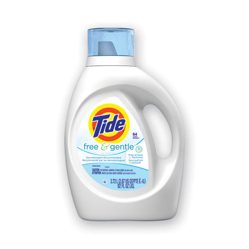 Free and Gentle Liquid Laundry Detergent, 64 Loads, 92 oz Bottle, 4/Carton-(PGC41829)