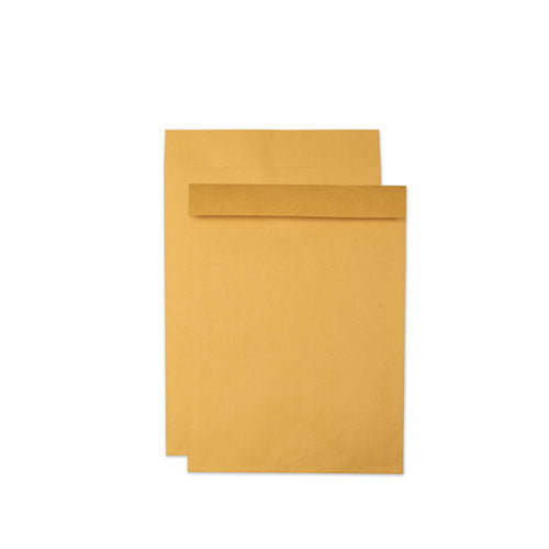 Jumbo Size Kraft Envelope, Cheese Blade Flap, Fold-Over Closure, 17 x 22, Brown Kraft, 25/Pack-(QUA42356)