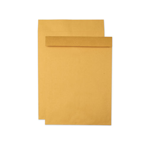 Jumbo Size Kraft Envelope, Cheese Blade Flap, Fold-Over Closure, 15 x 20, Brown Kraft, 25/Pack-(QUA42355)