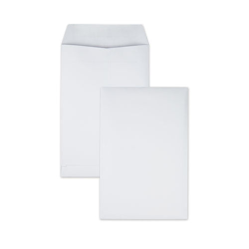 Redi-Seal Catalog Envelope, #1, Cheese Blade Flap, Redi-Seal Adhesive Closure, 6 x 9, White, 100/Box-(QUA43117)