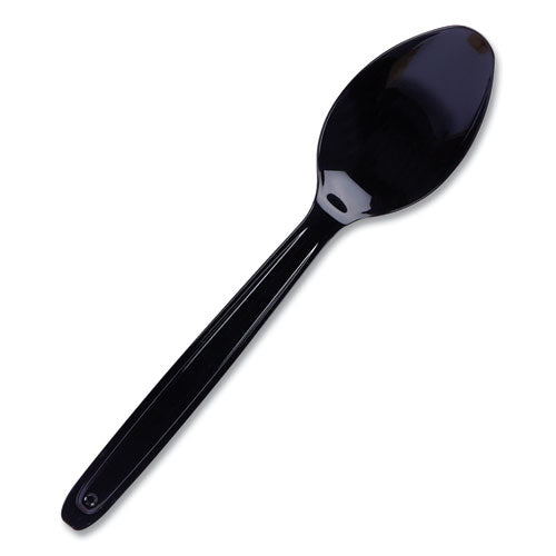 Cutlery for Cutlerease Dispensing System, Spoon 6", Black, 960/Box-(WNACEASESP960BL)