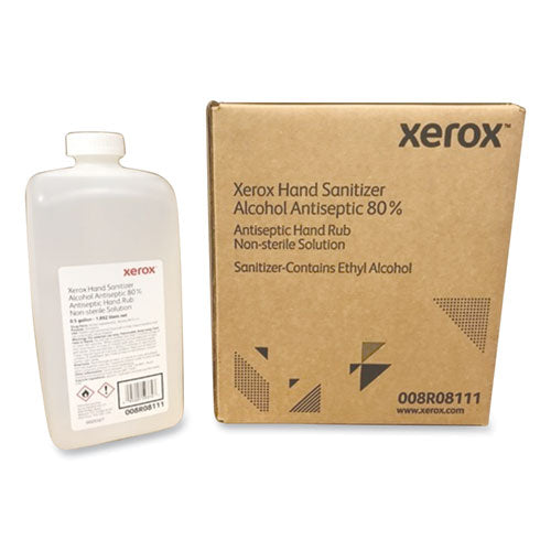 Liquid Hand Sanitizer, 0.5 gal Bottle, Unscented, 4/Carton-(XER008R08111)