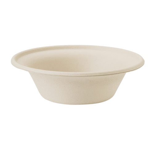 Fiber Bowls, 11 oz, 6" Diameter x 1.7"h, Natural, 1,000/Carton-(WORBOSCU11)