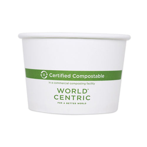 Paper Bowls, 16 oz, 4.4" Diameter x 3"h, White, 500/Carton-(WORBOPA16)