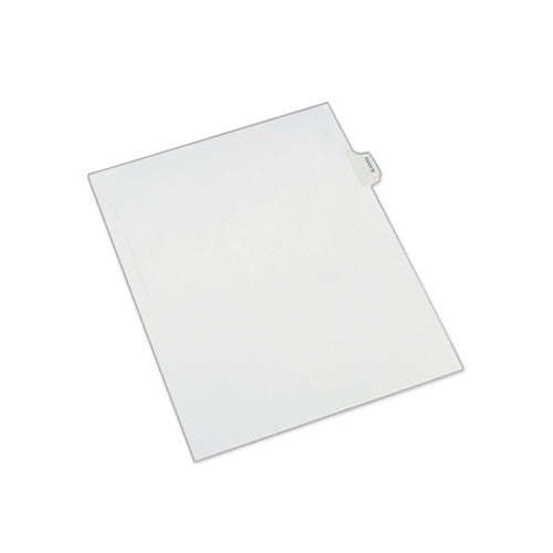 Allstate-Style Legal Side Tab Dividers, 26-Tab, Exhibit M, 11 x 8.5, White, 25/Pack-(AVE82119)