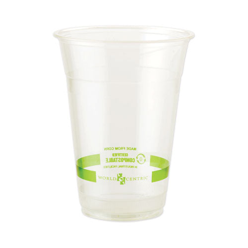 PLA Clear Cold Cups, 20 oz, Clear, 1,000/Carton-(WORCPCS20)