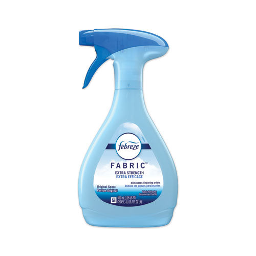 FABRIC Refresher/Odor Eliminator, Extra Strength, Original, 16.9 oz Spray Bottle, 8/Carton-(PGC84220)