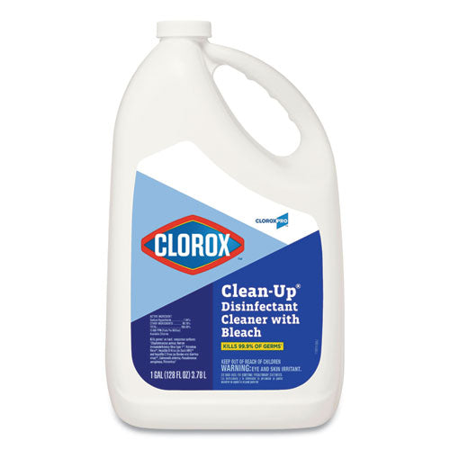 Clorox Pro Clorox Clean-up, Fresh Scent, 128 oz Refill Bottle-(CLO35420EA)