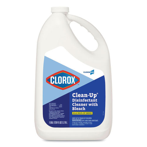 Clorox Pro Clorox Clean-up, Fresh Scent, 128 oz Refill Bottle, 4/Carton-(CLO35420CT)