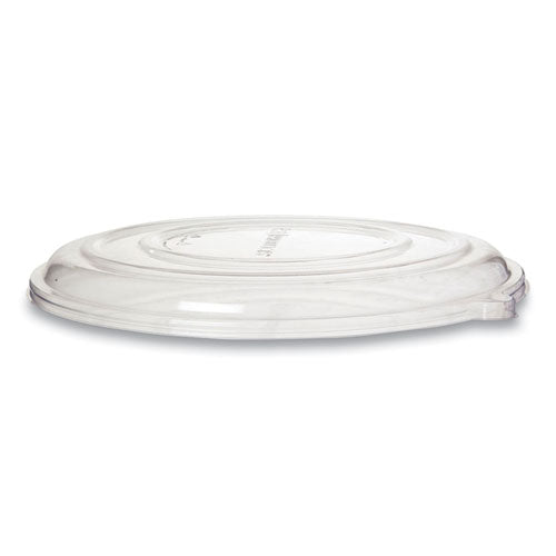 100% Recycled Content Pizza Tray Lids, 14 x 14 x 0.2, Clear, Plastic, 50/Carton-(ECOEPSCPTR14LID)