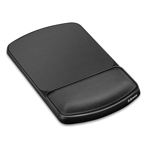 Gel Mouse Pad with Wrist Rest, 6.25 x 10.12, Graphite/Platinum-(FEL91741)