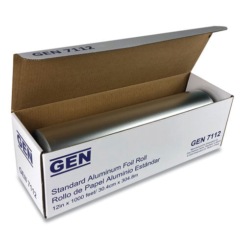 Standard Aluminum Foil Roll, 12" x 1,000 ft-(GEN7112)