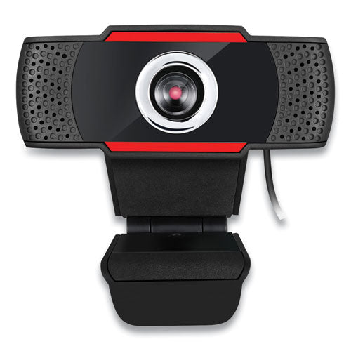 CyberTrack H3 720P HD USB Webcam with Microphone, 1280 pixels x 720 pixels, 1.3 Mpixels, Black-(ADECYBERTRACKH3)