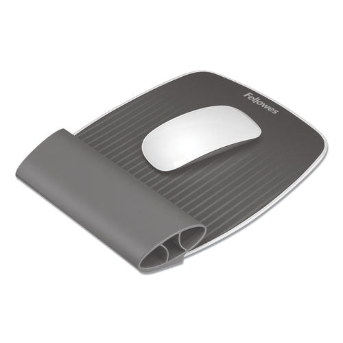 I-Spire Wrist Rocker Mouse Pad with Wrist Rest, 7.81 x 10, Gray-(FEL9311801)