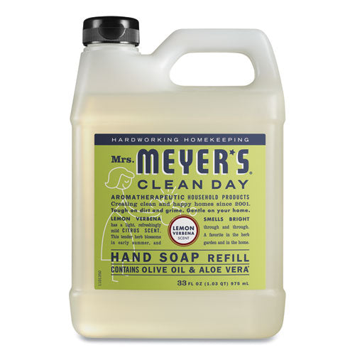 Clean Day Liquid Hand Soap, Lemon, 33 oz, 6/Carton-(SJN651327)