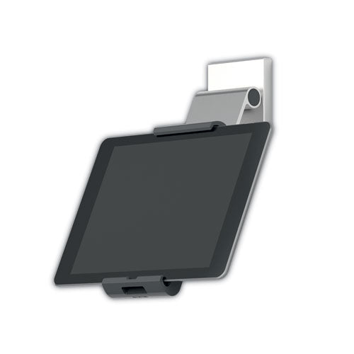 Mountable Tablet Holder, Silver/Charcoal Gray-(DBL893523)