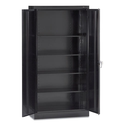 72" High Standard Cabinet (Assembled), 36w x 18d x 72h, Black-(TNN7218BLK)