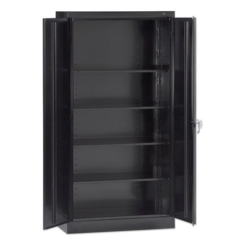 72" High Standard Cabinet (Assembled), 30w x 15d x 72h, Black-(TNN7215BLK)