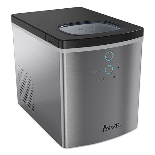 Portable/Countertop Ice Maker, 25 lb, Stainless Steel-(AVAIM1213SIS)