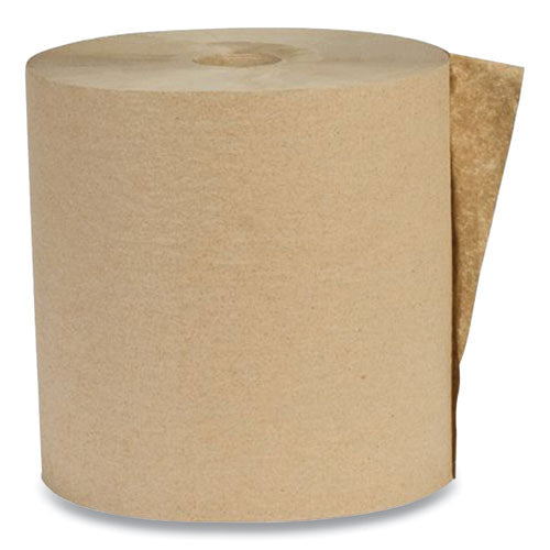Recycled Hardwound Paper Towels, 1-Ply, 7.87" x 700 ft, Kraft, 12 Rolls/Carton-(APAEK7016)