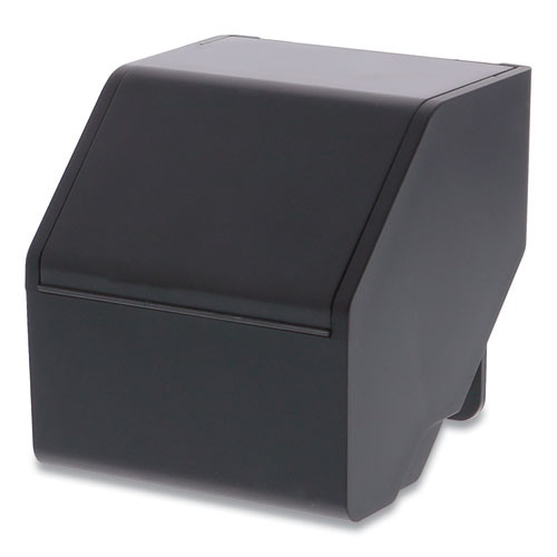 Konnect Desktop Organizer Short Storage Bin, 3.4" x 3.5" x 3.5", Black-(BOSKTCUPBLK)