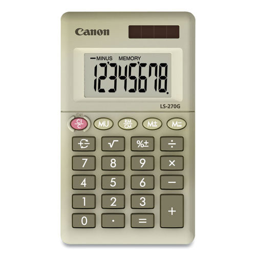 LS-270G Pocket Calculator, 8-Digit LCD-(CNM4640B001)