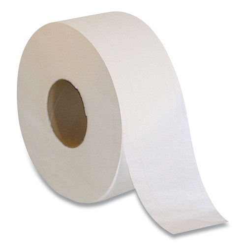 2-Ply Jumbo Toilet Paper, Septic Safe, White, 3.5" x 1,000 ft, 12 Rolls/Carton-(CWZ365379)