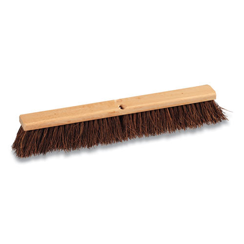 Palmyra Push Broom Head, Brown Bristles, 24" Brush-(CWZ24420774)