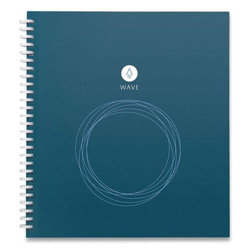 Wave Smart Reusable Notebook, Dotted Rule, Blue Cover, (40) 9.5 x 8.5 Sheets-(RKBWAVSKA)