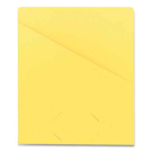 File Jackets, Letter Size, Yellow, 25/Pack-(SMD75434)