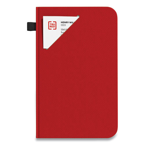 Medium Starter Journal, 1-Subject, Narrow Rule, Red Cover, (192) 8 x 5 Sheets-(TUD24421835)