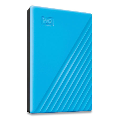 MY PASSPORT External Hard Drive, 2 TB, USB 3.2, Sky Blue-(WDCBYVG0020BBL)