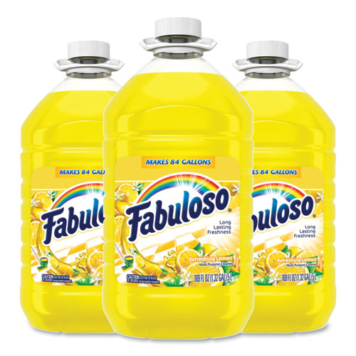 Multi-use Cleaner, Lemon Scent, 169 oz Bottle, 3/Carton-(CPC96987)