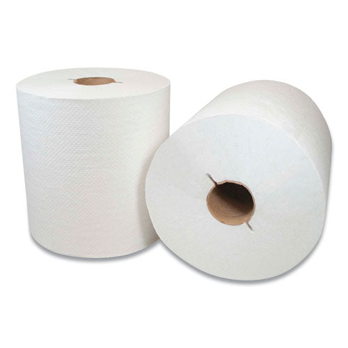 Morsoft Controlled Towels, I-Notch, 1-Ply, 7.5" x 800 ft, White, 6 Rolls/Carton-(MOR300WI)