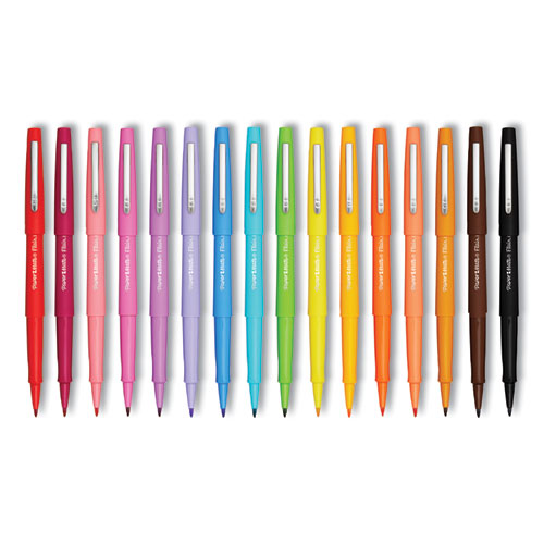 Flair Scented Felt Tip Porous Point Pen, Stick, Medium 0.7 mm, Assorted Ink and Barrel Colors, 16/Pack-(PAP2125408)